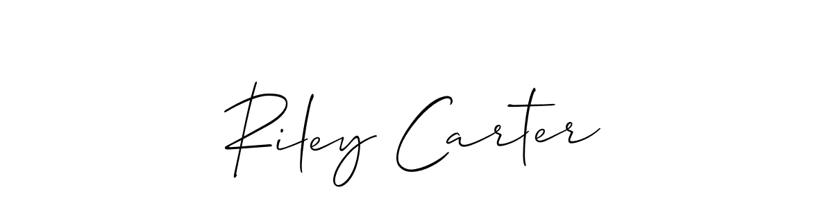 Riley Carter stylish signature style. Best Handwritten Sign (Allison_Script) for my name. Handwritten Signature Collection Ideas for my name Riley Carter. Riley Carter signature style 2 images and pictures png