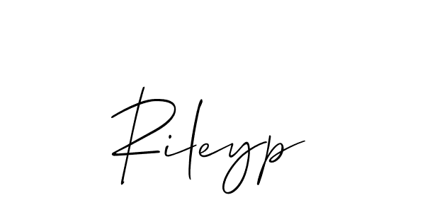 Rileyp stylish signature style. Best Handwritten Sign (Allison_Script) for my name. Handwritten Signature Collection Ideas for my name Rileyp. Rileyp signature style 2 images and pictures png