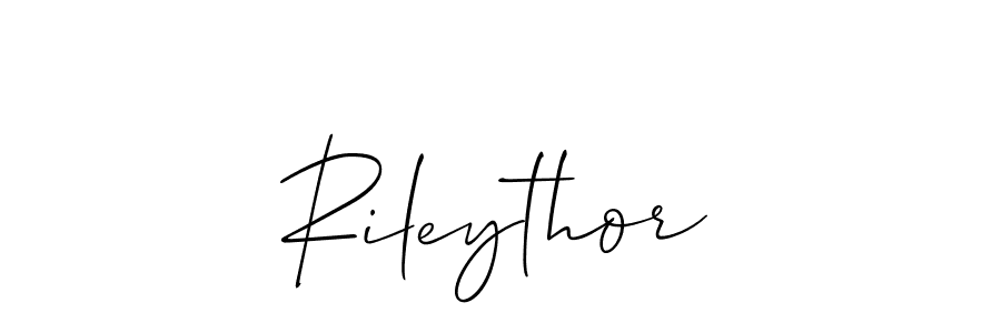 Also You can easily find your signature by using the search form. We will create Rileythor name handwritten signature images for you free of cost using Allison_Script sign style. Rileythor signature style 2 images and pictures png