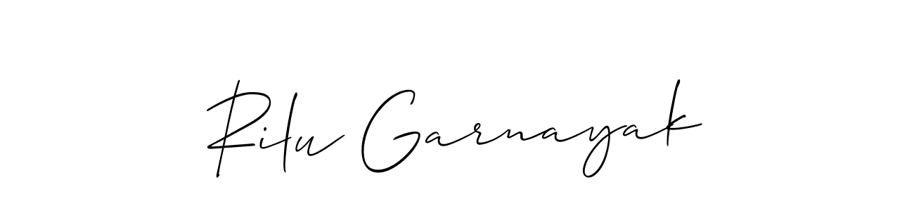See photos of Rilu Garnayak official signature by Spectra . Check more albums & portfolios. Read reviews & check more about Allison_Script font. Rilu Garnayak signature style 2 images and pictures png