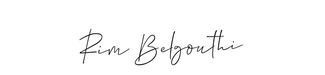 Similarly Allison_Script is the best handwritten signature design. Signature creator online .You can use it as an online autograph creator for name Rim Belgouthi. Rim Belgouthi signature style 2 images and pictures png