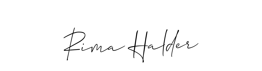 How to make Rima Halder signature? Allison_Script is a professional autograph style. Create handwritten signature for Rima Halder name. Rima Halder signature style 2 images and pictures png