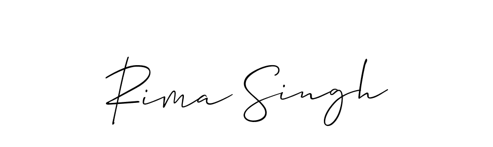 if you are searching for the best signature style for your name Rima Singh. so please give up your signature search. here we have designed multiple signature styles  using Allison_Script. Rima Singh signature style 2 images and pictures png