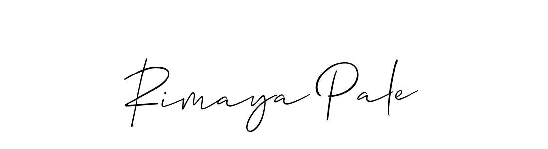 Once you've used our free online signature maker to create your best signature Allison_Script style, it's time to enjoy all of the benefits that Rimaya Pale name signing documents. Rimaya Pale signature style 2 images and pictures png