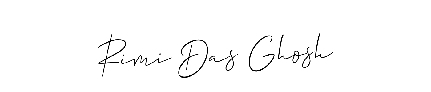 Also we have Rimi Das Ghosh name is the best signature style. Create professional handwritten signature collection using Allison_Script autograph style. Rimi Das Ghosh signature style 2 images and pictures png