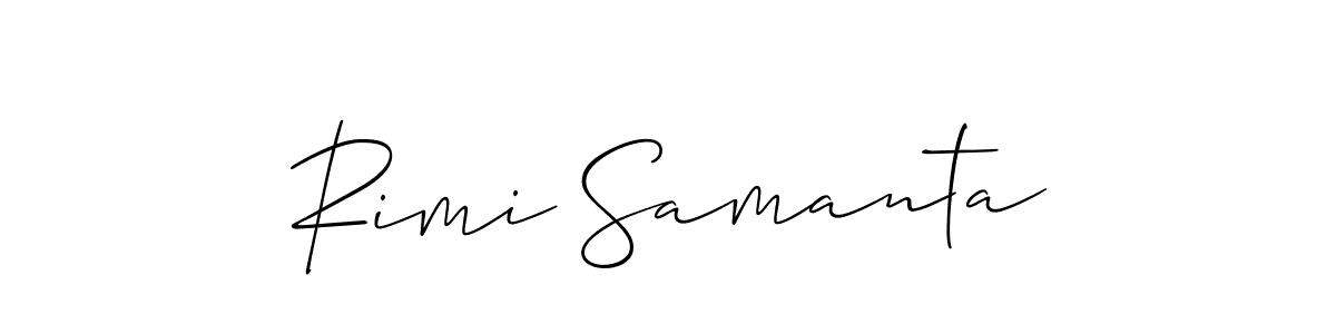 Check out images of Autograph of Rimi Samanta name. Actor Rimi Samanta Signature Style. Allison_Script is a professional sign style online. Rimi Samanta signature style 2 images and pictures png
