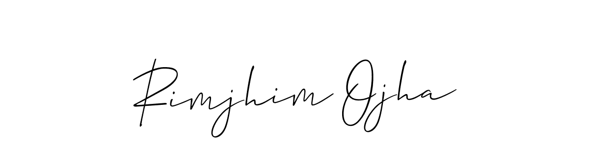 Make a beautiful signature design for name Rimjhim Ojha. Use this online signature maker to create a handwritten signature for free. Rimjhim Ojha signature style 2 images and pictures png