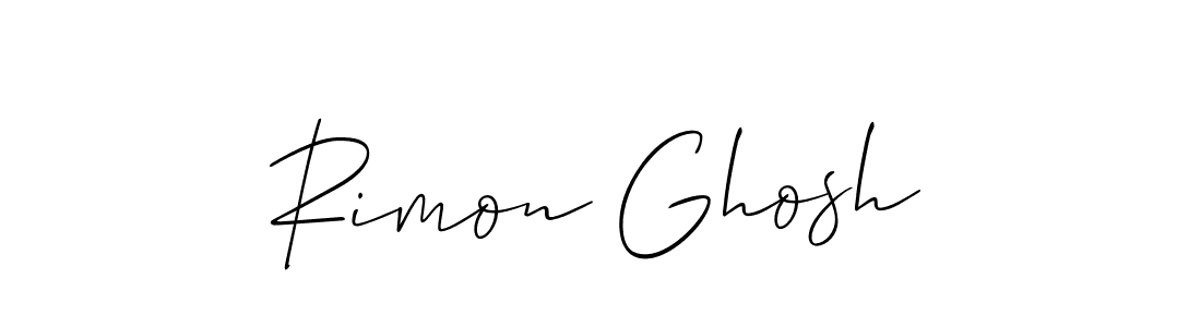 Similarly Allison_Script is the best handwritten signature design. Signature creator online .You can use it as an online autograph creator for name Rimon Ghosh. Rimon Ghosh signature style 2 images and pictures png