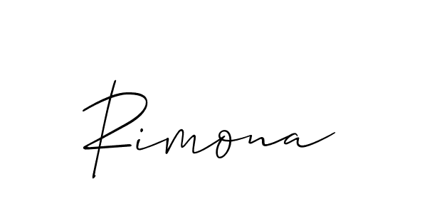 You can use this online signature creator to create a handwritten signature for the name Rimona. This is the best online autograph maker. Rimona signature style 2 images and pictures png