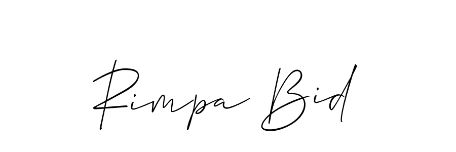 Once you've used our free online signature maker to create your best signature Allison_Script style, it's time to enjoy all of the benefits that Rimpa Bid name signing documents. Rimpa Bid signature style 2 images and pictures png