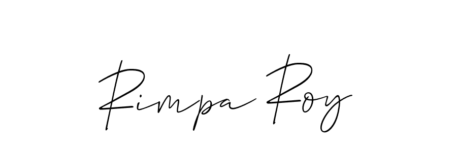 How to Draw Rimpa Roy signature style? Allison_Script is a latest design signature styles for name Rimpa Roy. Rimpa Roy signature style 2 images and pictures png