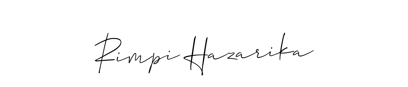 Rimpi Hazarika stylish signature style. Best Handwritten Sign (Allison_Script) for my name. Handwritten Signature Collection Ideas for my name Rimpi Hazarika. Rimpi Hazarika signature style 2 images and pictures png