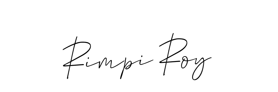 How to Draw Rimpi Roy signature style? Allison_Script is a latest design signature styles for name Rimpi Roy. Rimpi Roy signature style 2 images and pictures png