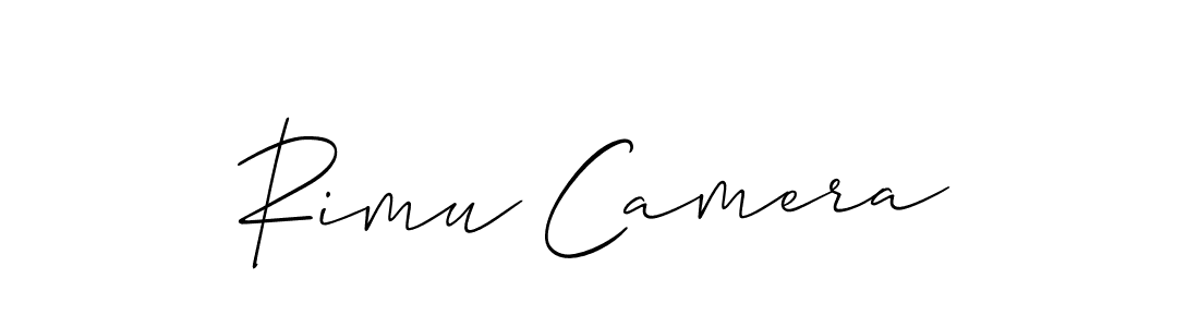 You should practise on your own different ways (Allison_Script) to write your name (Rimu Camera) in signature. don't let someone else do it for you. Rimu Camera signature style 2 images and pictures png