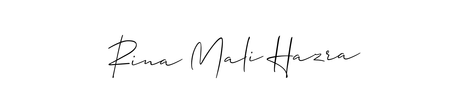 Check out images of Autograph of Rina Mali Hazra name. Actor Rina Mali Hazra Signature Style. Allison_Script is a professional sign style online. Rina Mali Hazra signature style 2 images and pictures png