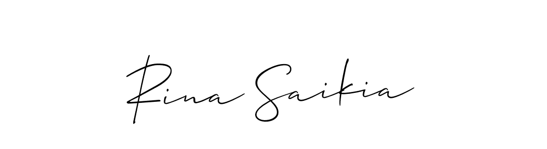 How to make Rina Saikia signature? Allison_Script is a professional autograph style. Create handwritten signature for Rina Saikia name. Rina Saikia signature style 2 images and pictures png
