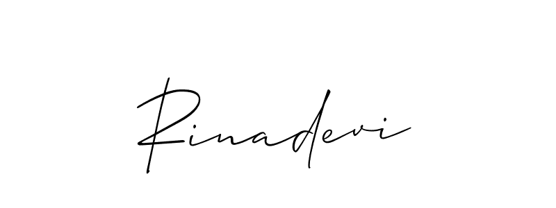 Once you've used our free online signature maker to create your best signature Allison_Script style, it's time to enjoy all of the benefits that Rinadevi name signing documents. Rinadevi signature style 2 images and pictures png