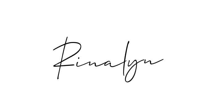 Also You can easily find your signature by using the search form. We will create Rinalyn name handwritten signature images for you free of cost using Allison_Script sign style. Rinalyn signature style 2 images and pictures png