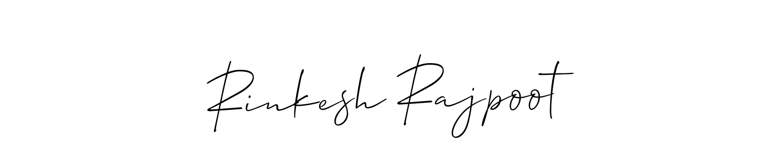 Best and Professional Signature Style for Rinkesh Rajpoot. Allison_Script Best Signature Style Collection. Rinkesh Rajpoot signature style 2 images and pictures png