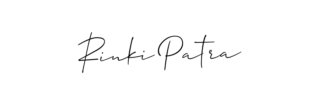 Make a short Rinki Patra signature style. Manage your documents anywhere anytime using Allison_Script. Create and add eSignatures, submit forms, share and send files easily. Rinki Patra signature style 2 images and pictures png