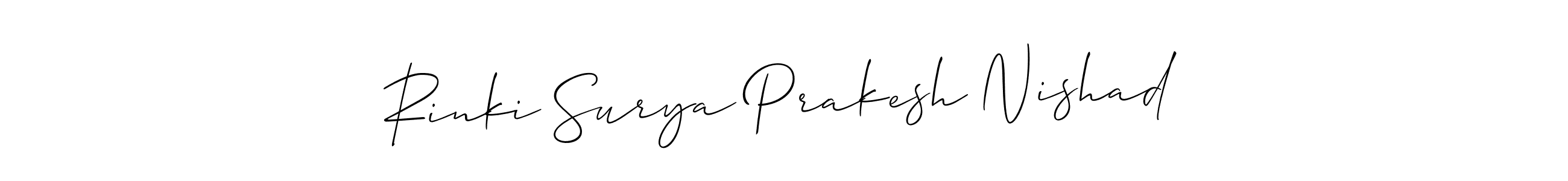 You can use this online signature creator to create a handwritten signature for the name Rinki Surya Prakesh Nishad. This is the best online autograph maker. Rinki Surya Prakesh Nishad signature style 2 images and pictures png