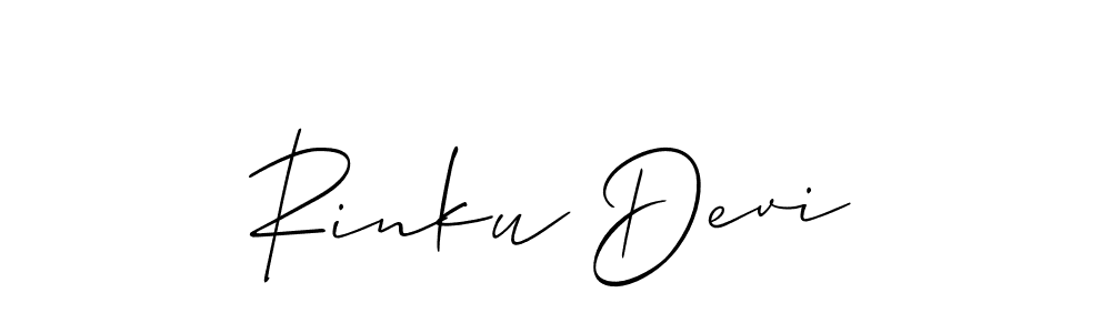 if you are searching for the best signature style for your name Rinku Devi. so please give up your signature search. here we have designed multiple signature styles  using Allison_Script. Rinku Devi signature style 2 images and pictures png