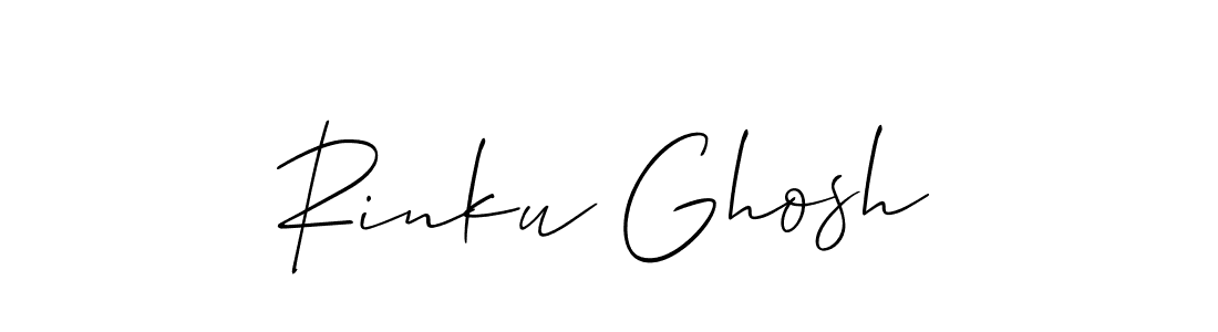 How to Draw Rinku Ghosh signature style? Allison_Script is a latest design signature styles for name Rinku Ghosh. Rinku Ghosh signature style 2 images and pictures png