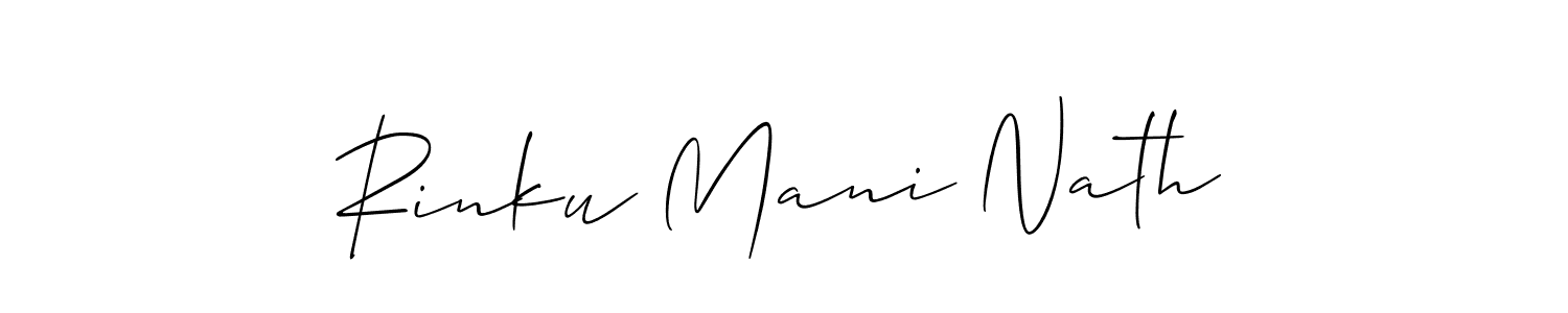 Make a beautiful signature design for name Rinku Mani Nath. Use this online signature maker to create a handwritten signature for free. Rinku Mani Nath signature style 2 images and pictures png