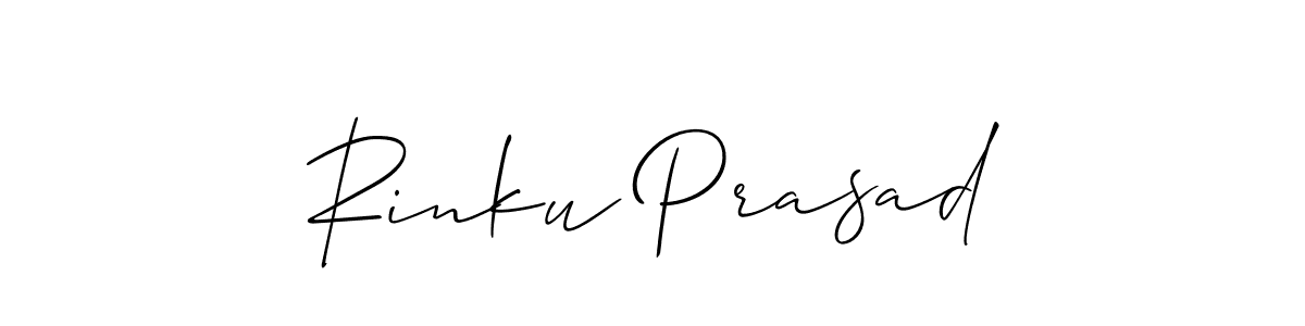 How to Draw Rinku Prasad signature style? Allison_Script is a latest design signature styles for name Rinku Prasad. Rinku Prasad signature style 2 images and pictures png