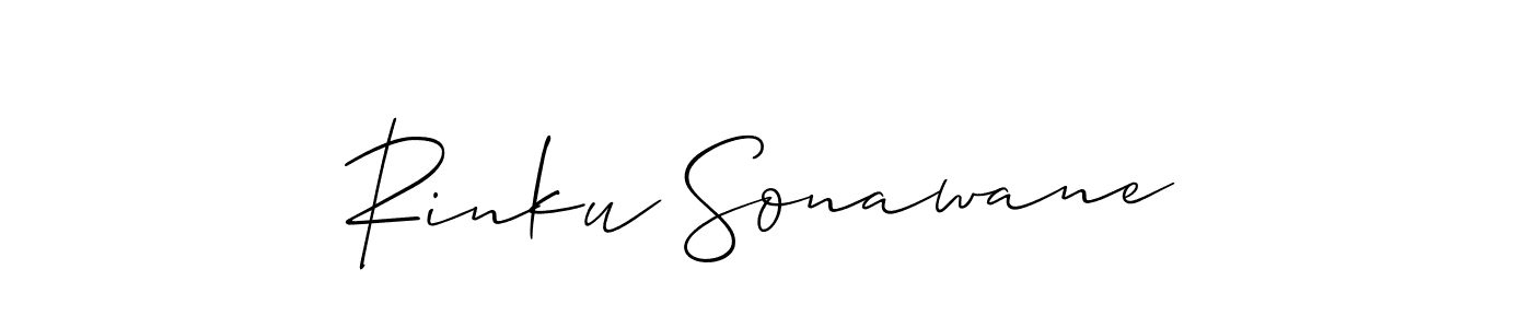 Similarly Allison_Script is the best handwritten signature design. Signature creator online .You can use it as an online autograph creator for name Rinku Sonawane. Rinku Sonawane signature style 2 images and pictures png