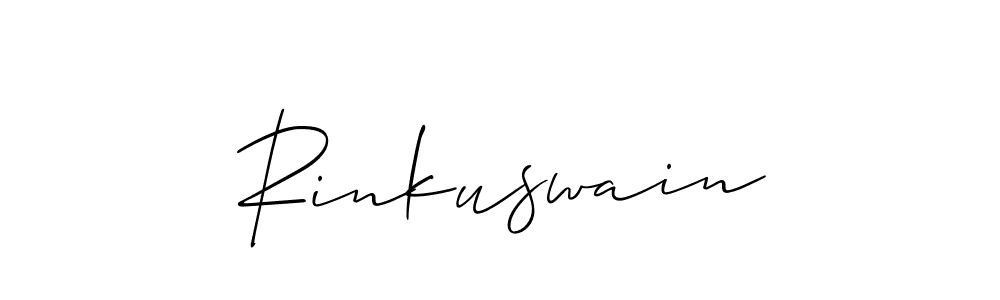 Once you've used our free online signature maker to create your best signature Allison_Script style, it's time to enjoy all of the benefits that Rinkuswain name signing documents. Rinkuswain signature style 2 images and pictures png