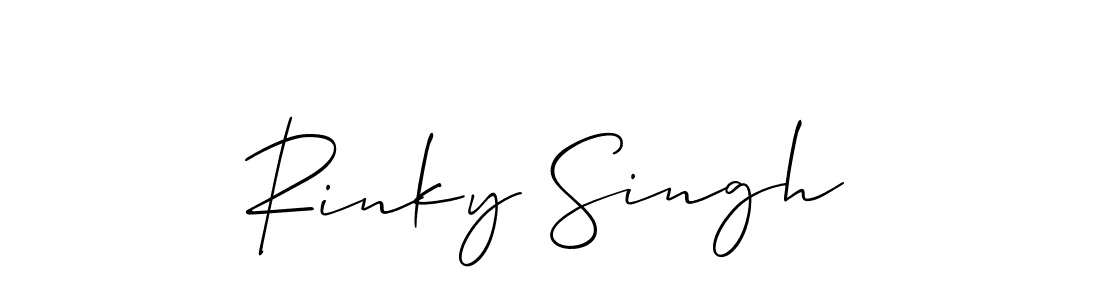 See photos of Rinky Singh official signature by Spectra . Check more albums & portfolios. Read reviews & check more about Allison_Script font. Rinky Singh signature style 2 images and pictures png