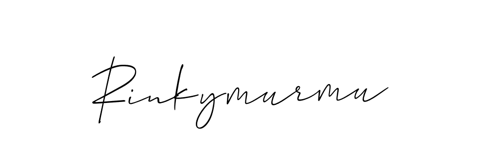 Also we have Rinkymurmu name is the best signature style. Create professional handwritten signature collection using Allison_Script autograph style. Rinkymurmu signature style 2 images and pictures png