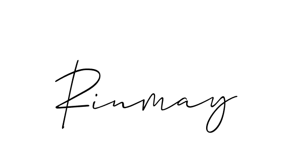 You should practise on your own different ways (Allison_Script) to write your name (Rinmay) in signature. don't let someone else do it for you. Rinmay signature style 2 images and pictures png