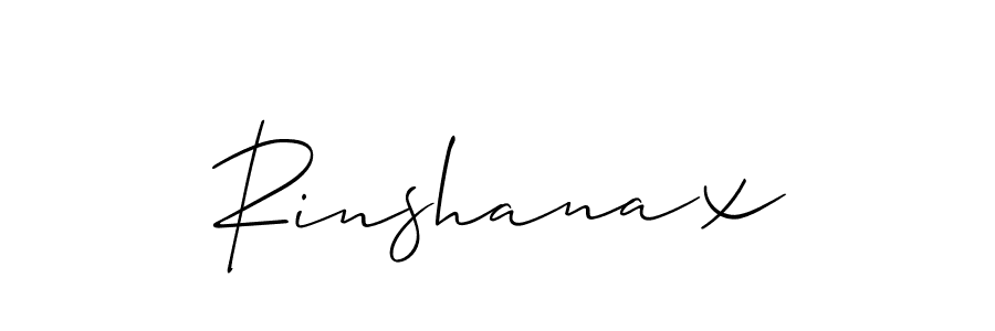Also we have Rinshanax name is the best signature style. Create professional handwritten signature collection using Allison_Script autograph style. Rinshanax signature style 2 images and pictures png