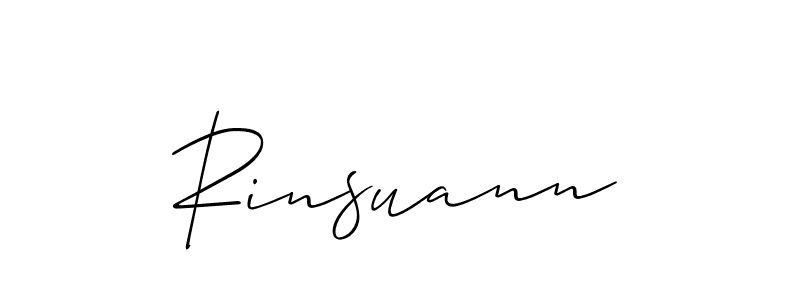 Also You can easily find your signature by using the search form. We will create Rinsuann name handwritten signature images for you free of cost using Allison_Script sign style. Rinsuann signature style 2 images and pictures png