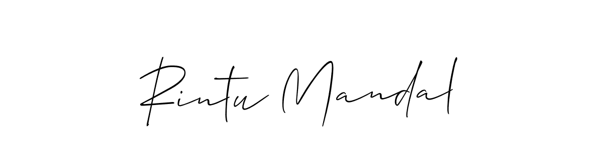 You should practise on your own different ways (Allison_Script) to write your name (Rintu Mandal) in signature. don't let someone else do it for you. Rintu Mandal signature style 2 images and pictures png