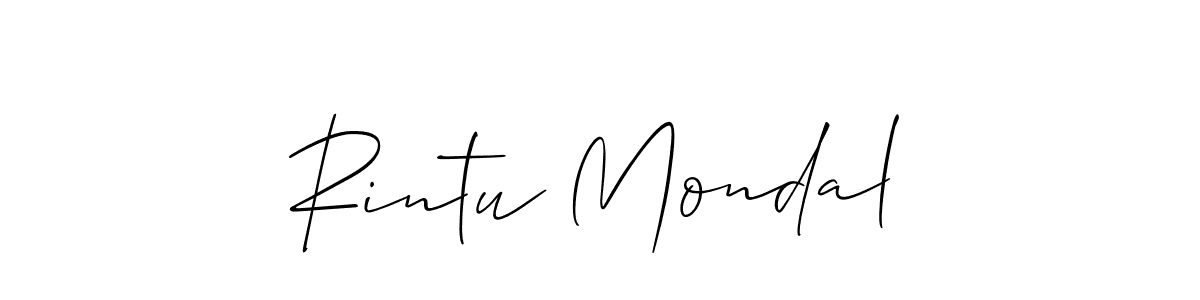 You can use this online signature creator to create a handwritten signature for the name Rintu Mondal. This is the best online autograph maker. Rintu Mondal signature style 2 images and pictures png