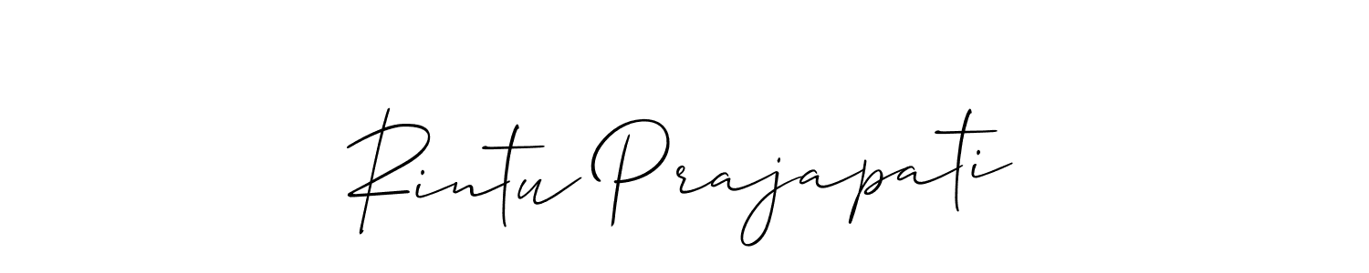 Make a beautiful signature design for name Rintu Prajapati. Use this online signature maker to create a handwritten signature for free. Rintu Prajapati signature style 2 images and pictures png