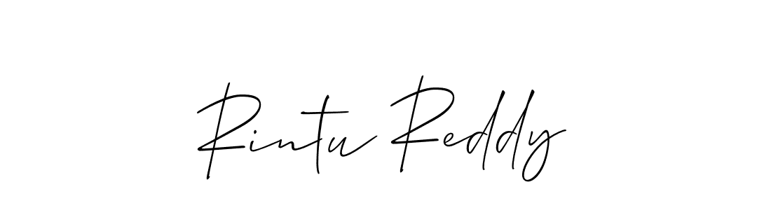 How to make Rintu Reddy signature? Allison_Script is a professional autograph style. Create handwritten signature for Rintu Reddy name. Rintu Reddy signature style 2 images and pictures png