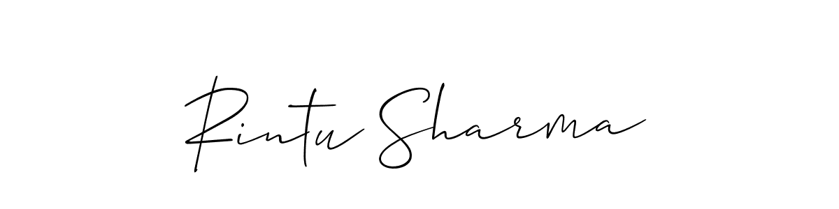 You should practise on your own different ways (Allison_Script) to write your name (Rintu Sharma) in signature. don't let someone else do it for you. Rintu Sharma signature style 2 images and pictures png