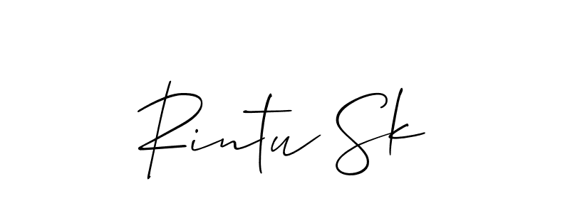 Here are the top 10 professional signature styles for the name Rintu Sk. These are the best autograph styles you can use for your name. Rintu Sk signature style 2 images and pictures png