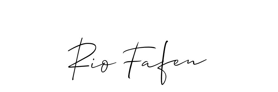 Similarly Allison_Script is the best handwritten signature design. Signature creator online .You can use it as an online autograph creator for name Rio Fafen. Rio Fafen signature style 2 images and pictures png