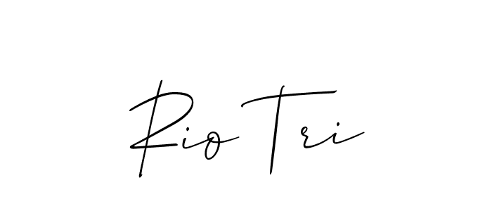 Best and Professional Signature Style for Rio Tri. Allison_Script Best Signature Style Collection. Rio Tri signature style 2 images and pictures png