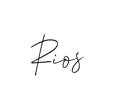 if you are searching for the best signature style for your name Rios. so please give up your signature search. here we have designed multiple signature styles  using Allison_Script. Rios signature style 2 images and pictures png