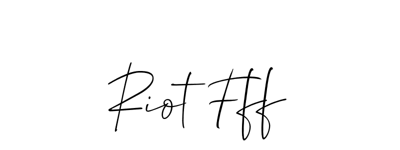 Similarly Allison_Script is the best handwritten signature design. Signature creator online .You can use it as an online autograph creator for name Riot Fff. Riot Fff signature style 2 images and pictures png