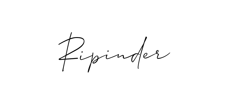 Also You can easily find your signature by using the search form. We will create Ripinder name handwritten signature images for you free of cost using Allison_Script sign style. Ripinder signature style 2 images and pictures png