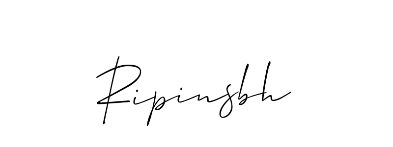 You can use this online signature creator to create a handwritten signature for the name Ripinsbh. This is the best online autograph maker. Ripinsbh signature style 2 images and pictures png