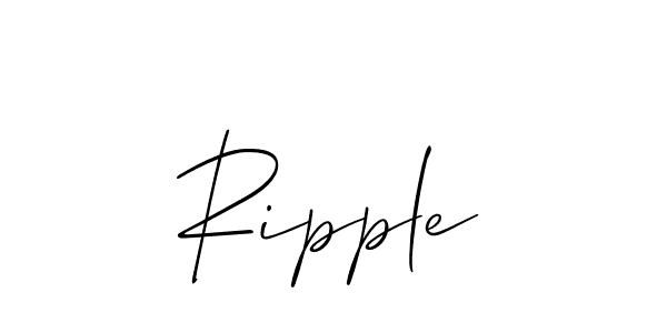 The best way (Allison_Script) to make a short signature is to pick only two or three words in your name. The name Ripple include a total of six letters. For converting this name. Ripple signature style 2 images and pictures png