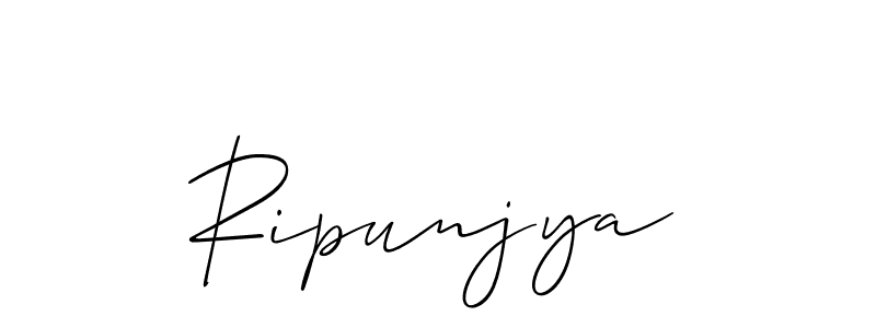 Also You can easily find your signature by using the search form. We will create Ripunjya name handwritten signature images for you free of cost using Allison_Script sign style. Ripunjya signature style 2 images and pictures png